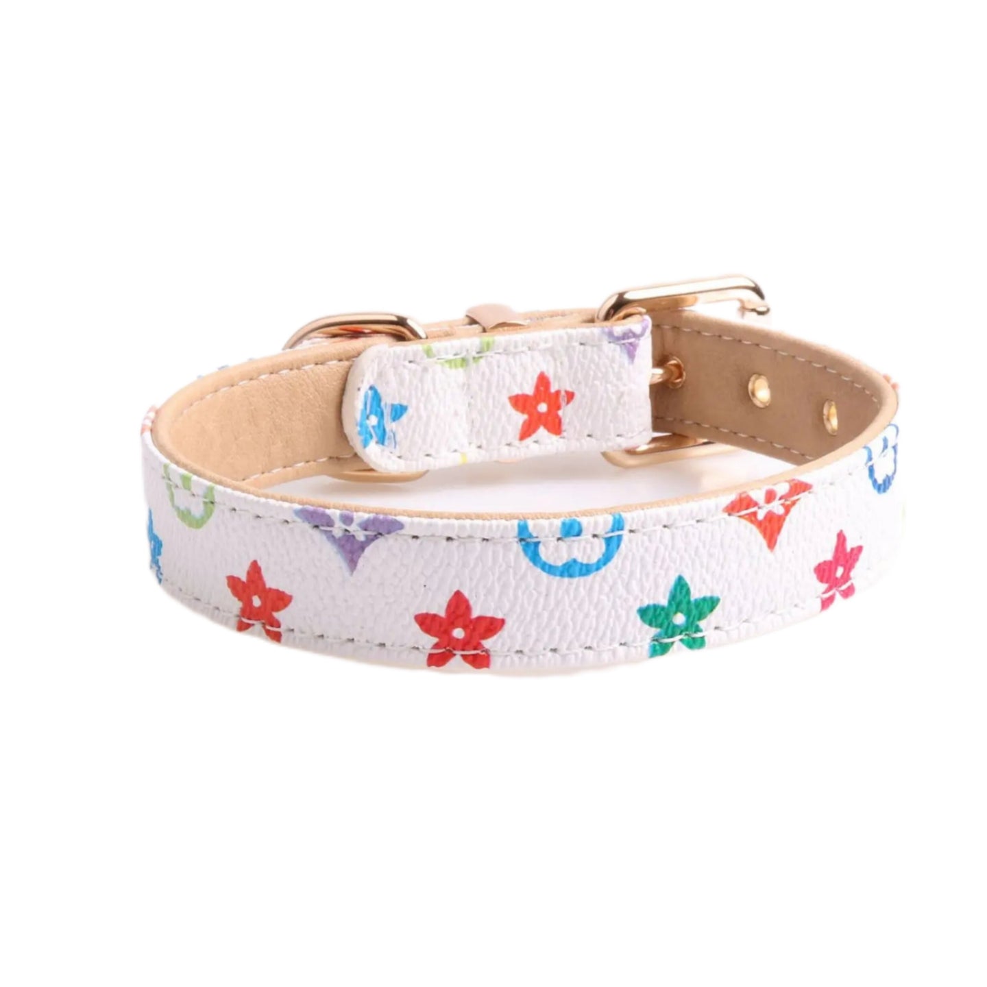 Chewy Vuittawn Monogram Collar and Leash