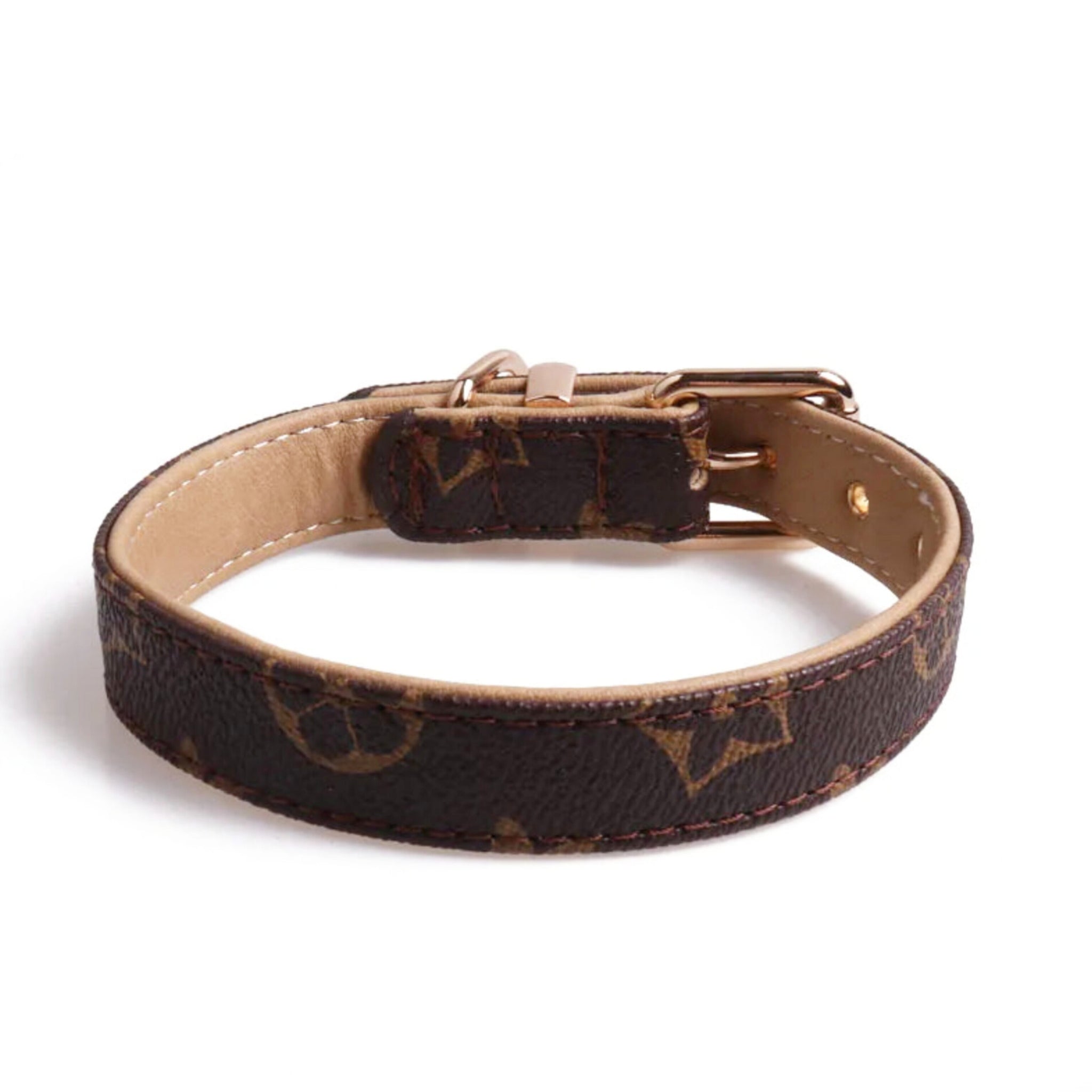 Chewy Vuittawn Monogram Collar and Leash