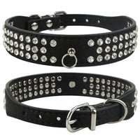 3 Row Rhinestone Collar