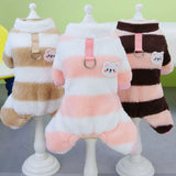 Stripe Fleece Jumpsuit