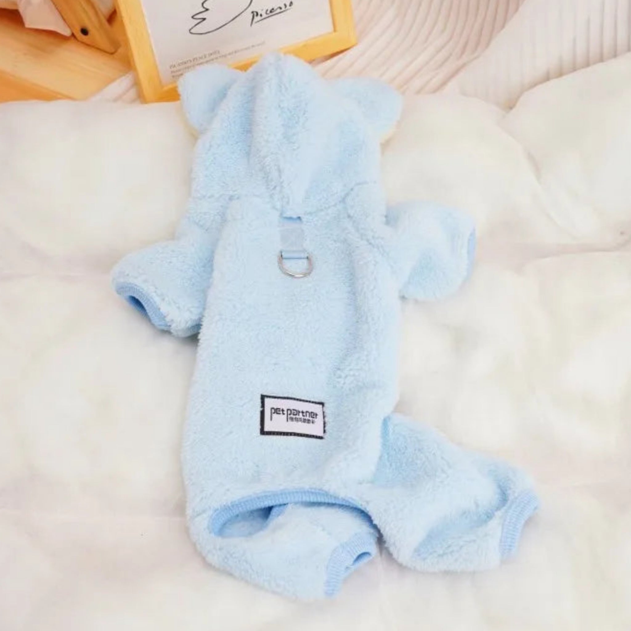 PawPartners Ears Fleece Jumpsuit