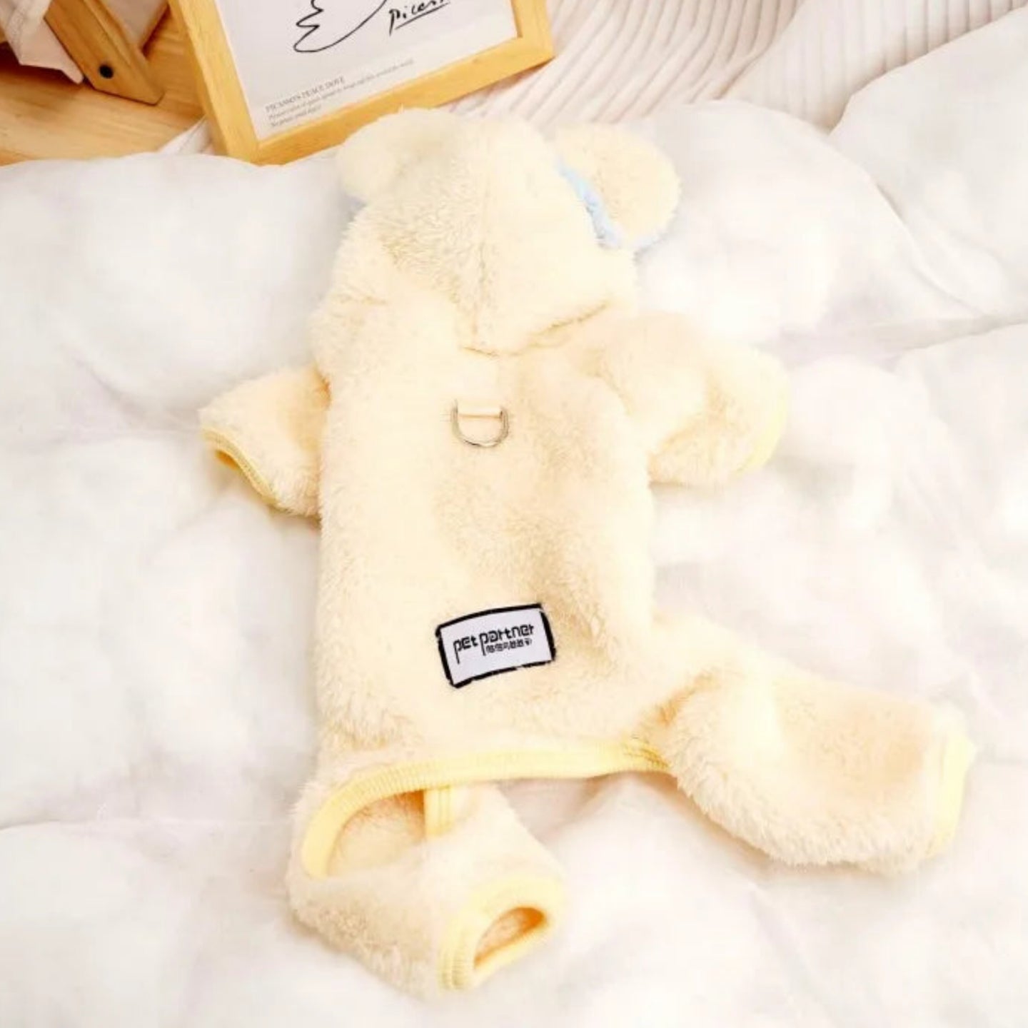 PawPartners Ears Fleece Jumpsuit