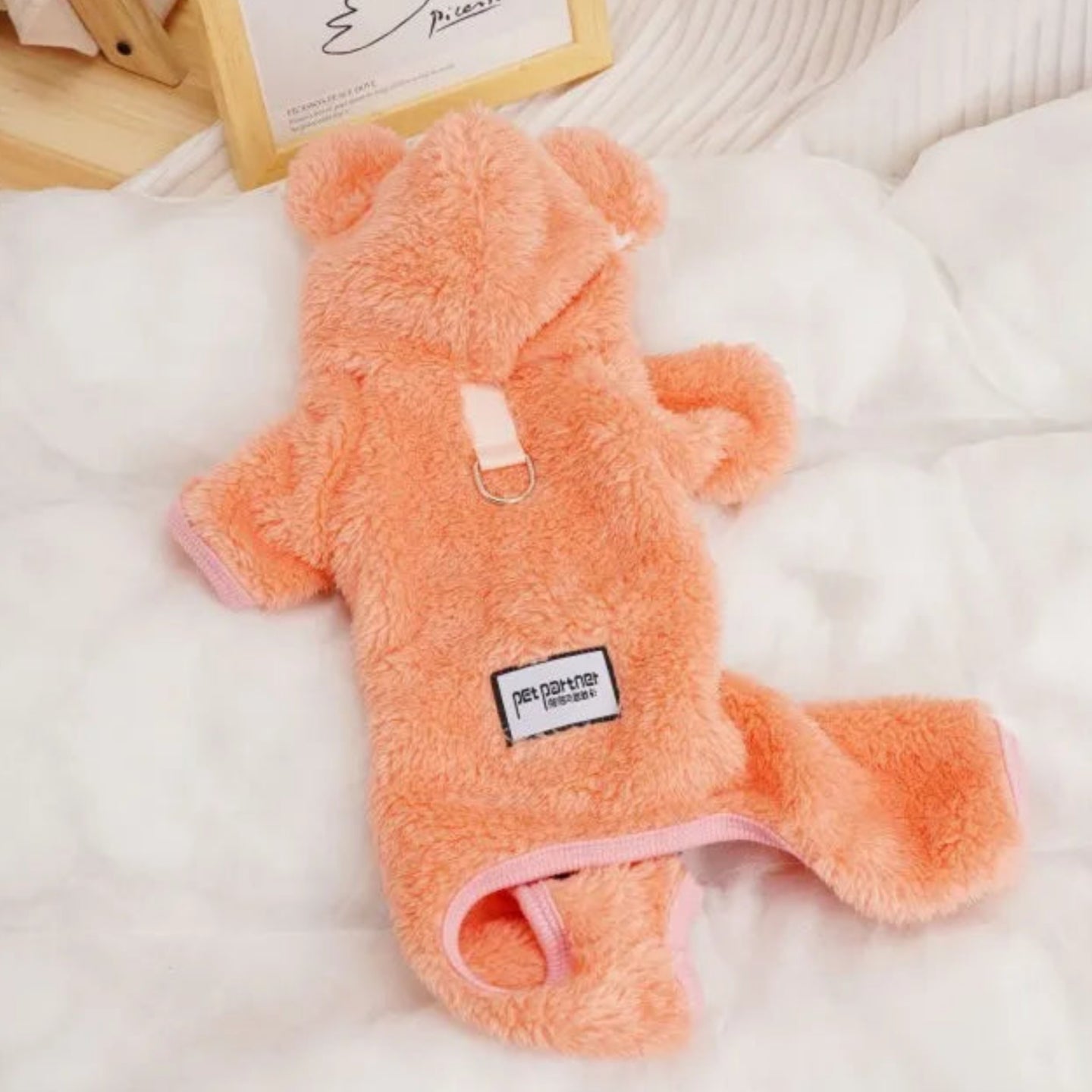 PawPartners Ears Fleece Jumpsuit