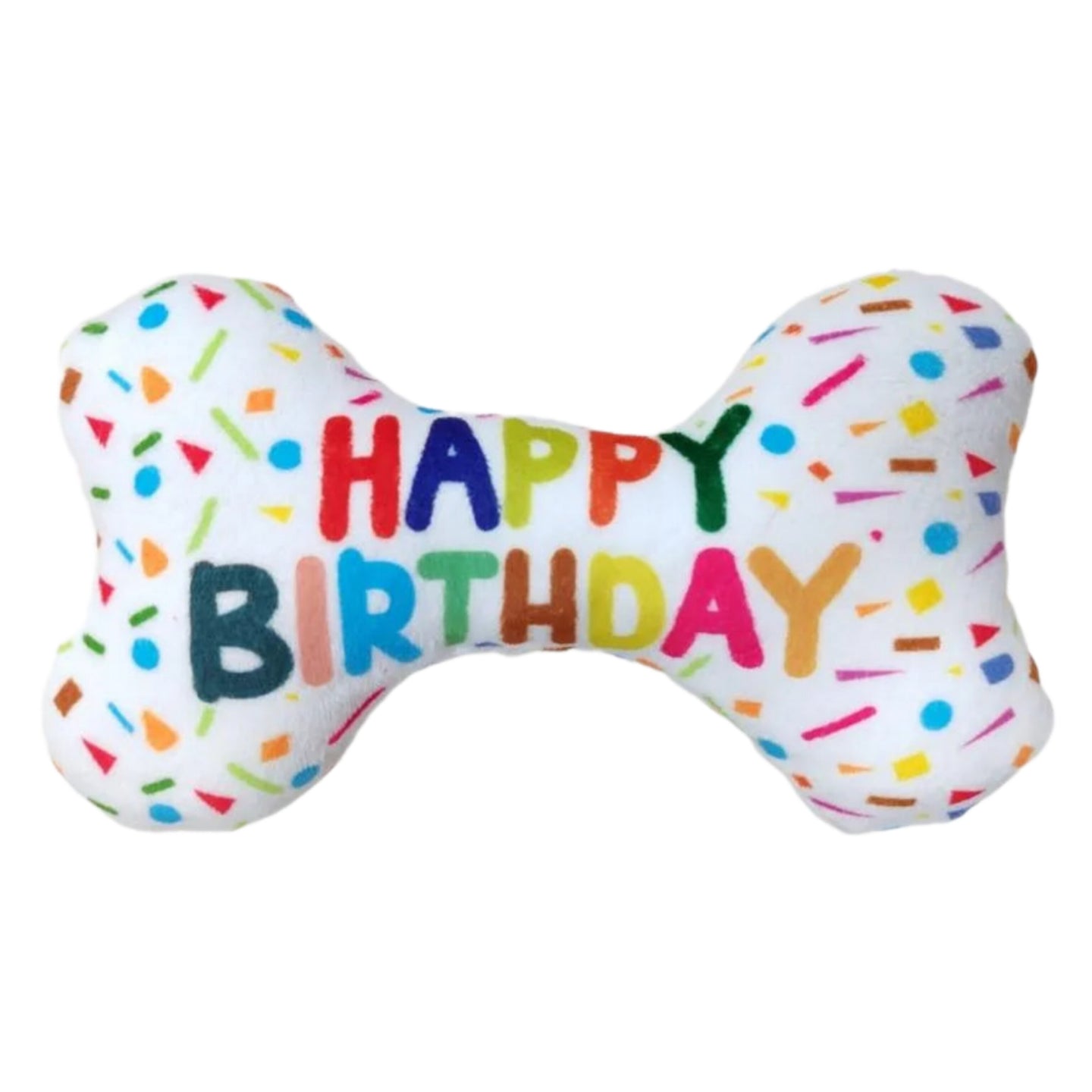 Happy Birthday Bone Plush Toy