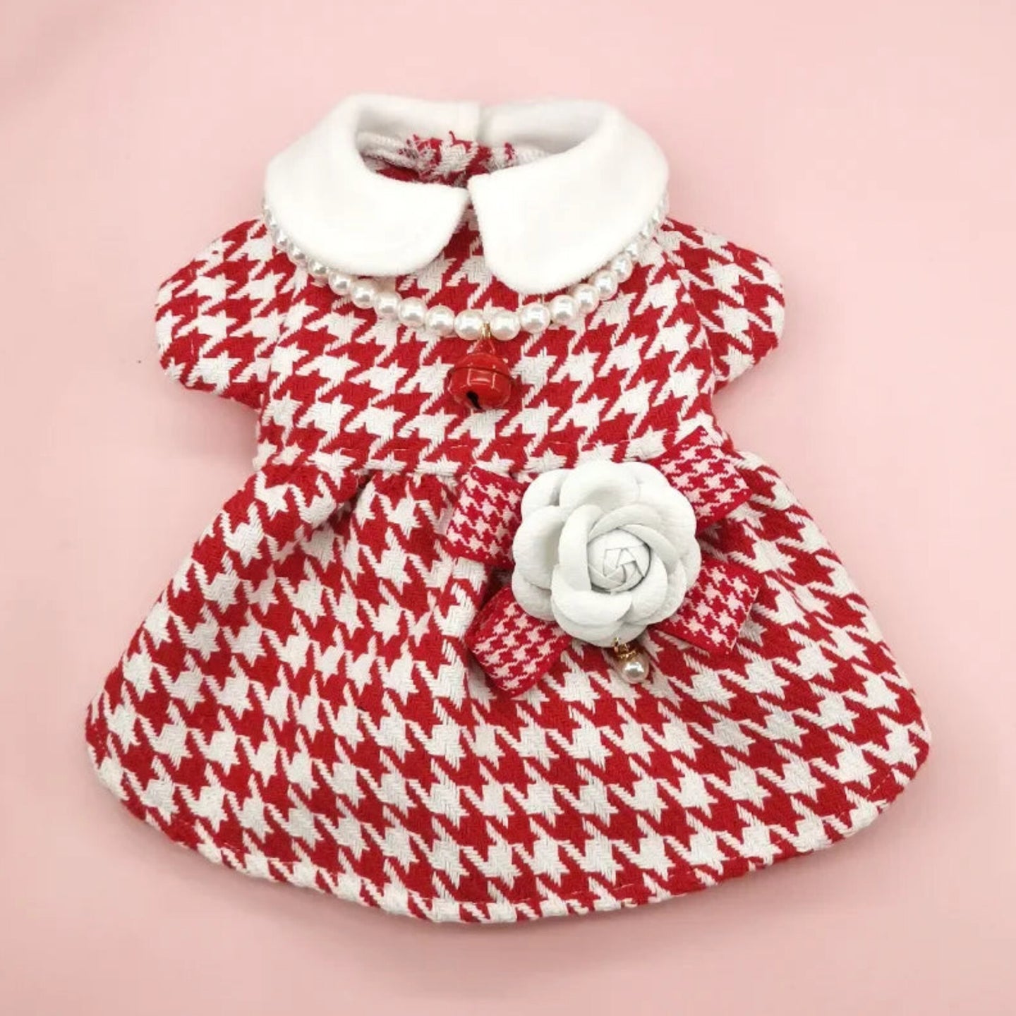 Chewnel Houndstooth Dress