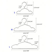 Silver Dog Clothes Hangers