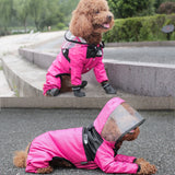 The Dog Face Hooded Raincoat Jumpsuit