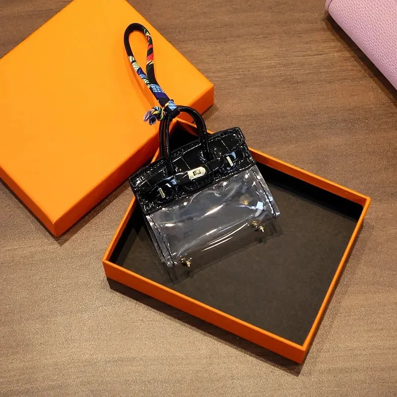Mini Exotic Barkin Transparant Purse