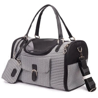 PawLuxe Houndstooth Dog Carrier
