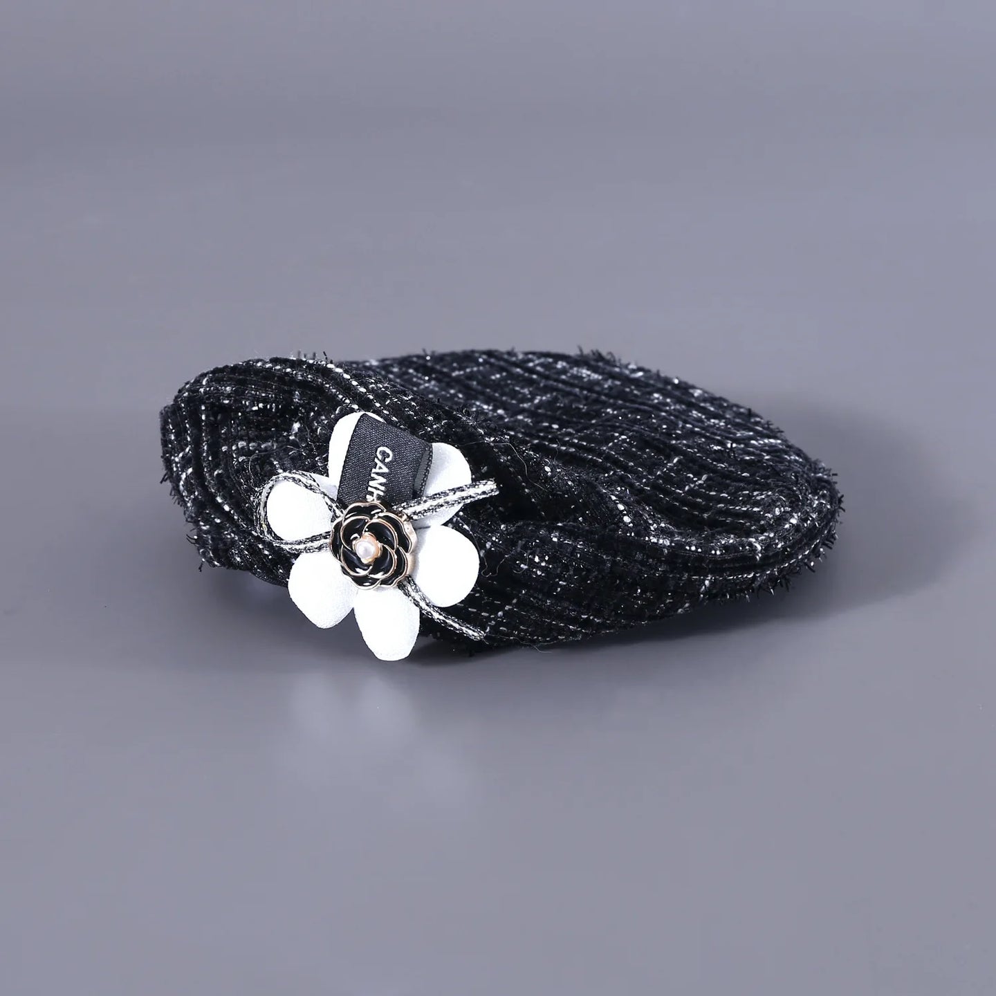 Coco Chewnel Knitted Beret and Bandana
