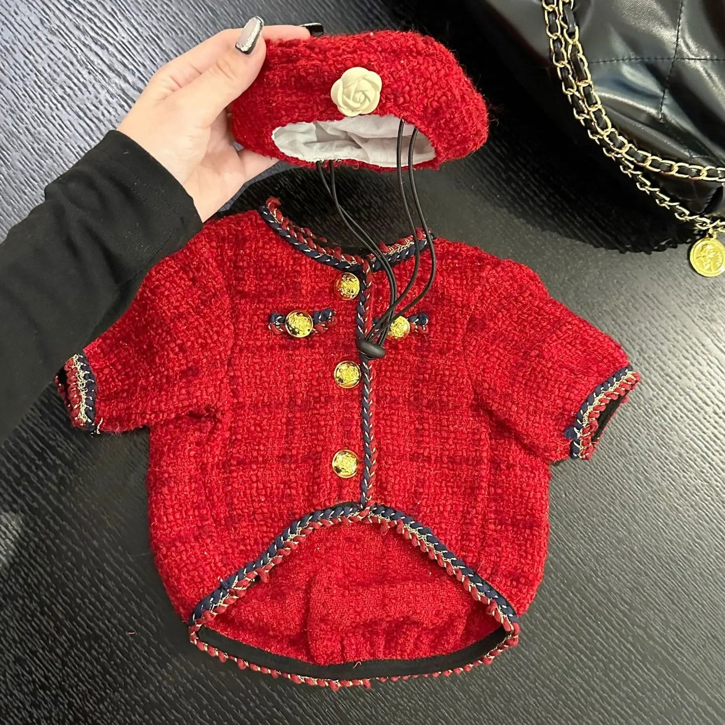 Coco Chewnel Tweed Dress and Hat
