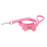 Rhinestone Bow Collar and Leash