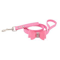 Rhinestone Bow Collar and Leash