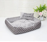 Sweet Dreams Polka Dot Dog Bed