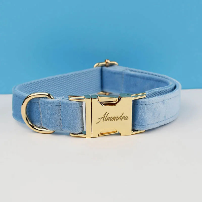 Velvet Luxe Personalized Collar