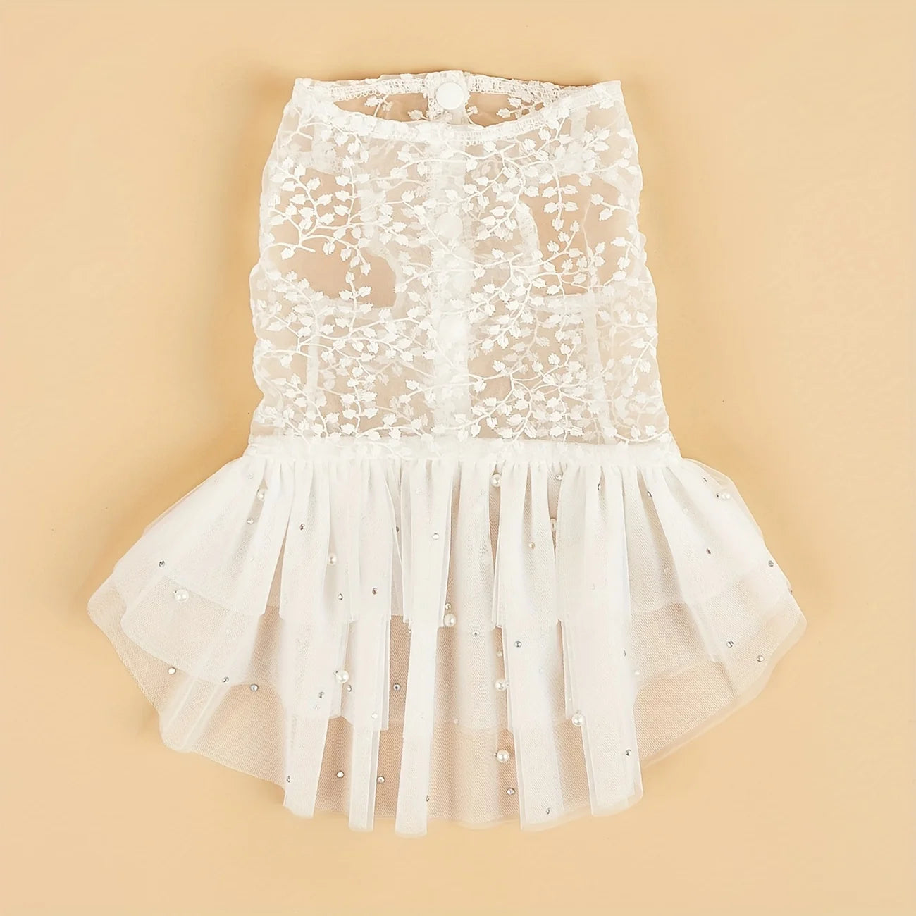 Lace Pearl Princess Dress