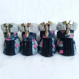 PawStar Denim Winter Boots