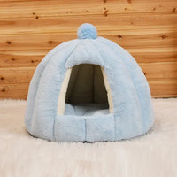 Plush Igloo Dog Bed