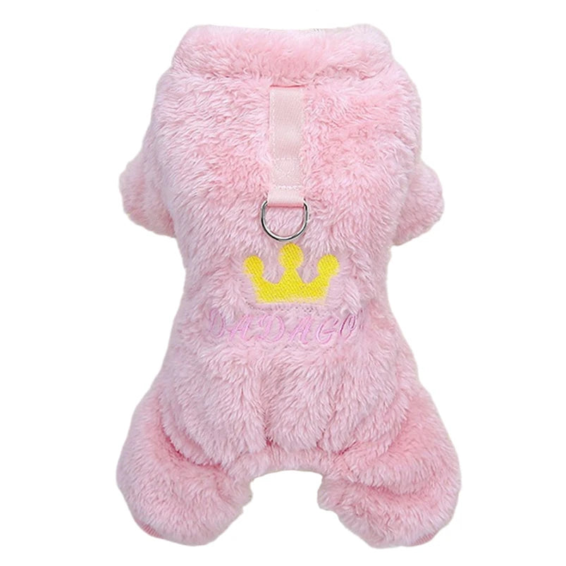 Royal Crown Plush Jumpsuit