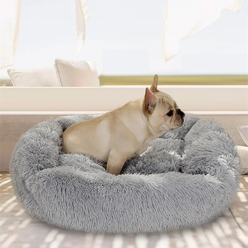 Fluffy Plush Dog Bed