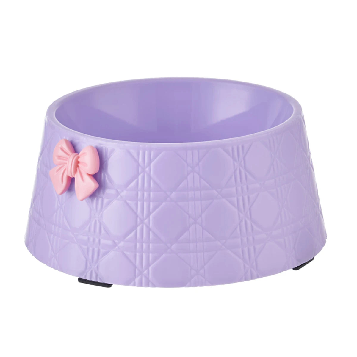 Pink Bow Dog Bowl