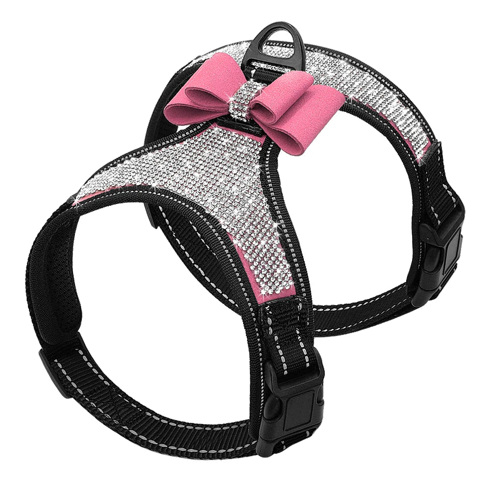 PawLuxe Rhinestone Harness