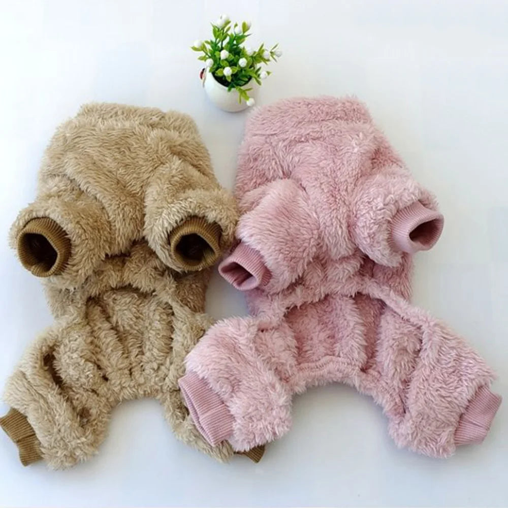 Teddy Fuzzy Jumpsuit