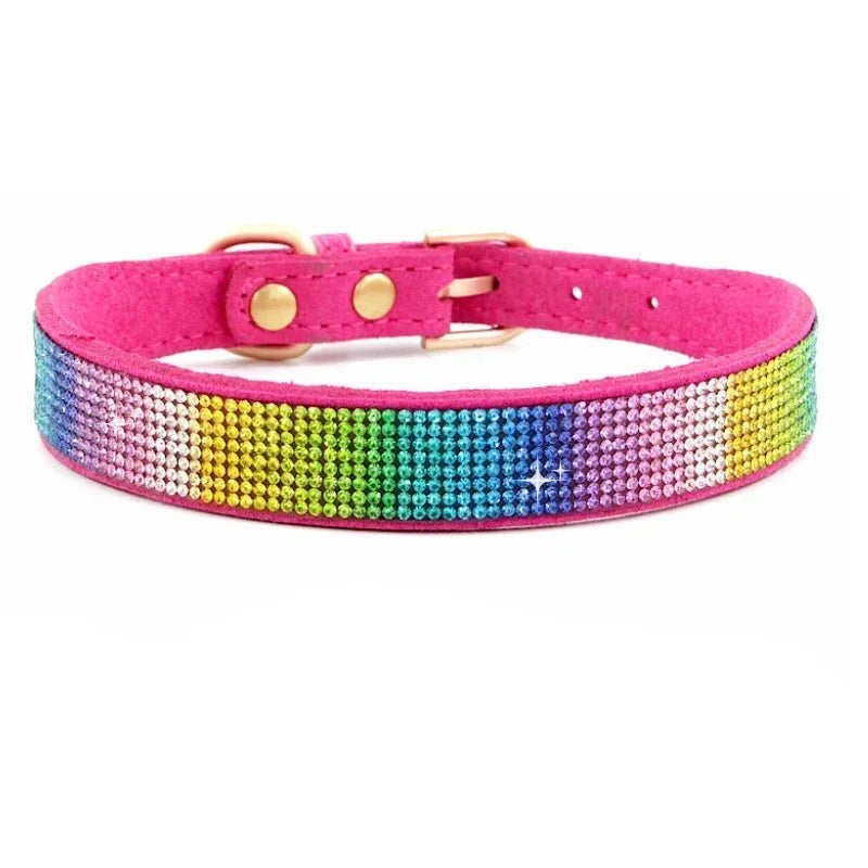 PawLuxe Multicolor Rhinestone Collar