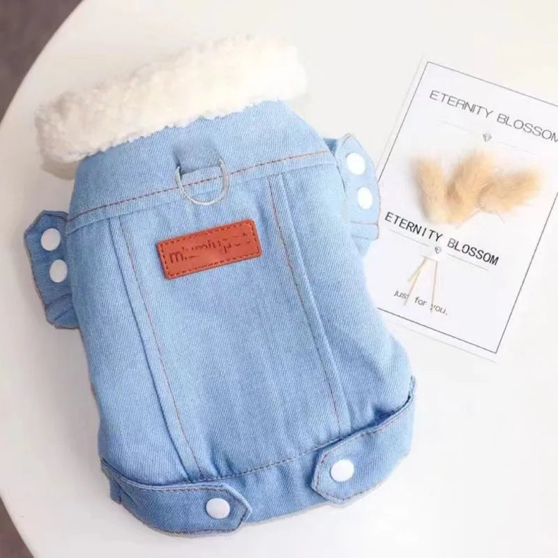 PawDenim Sherpa Vest