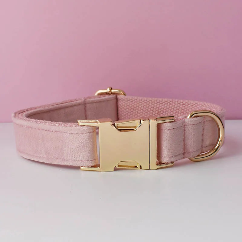 Velvet Luxe Personalized Collar