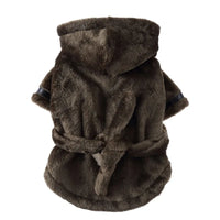 Luxe Plush Dog Bathrobe