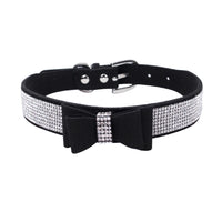 Rhinestone Bow Collar and Leash