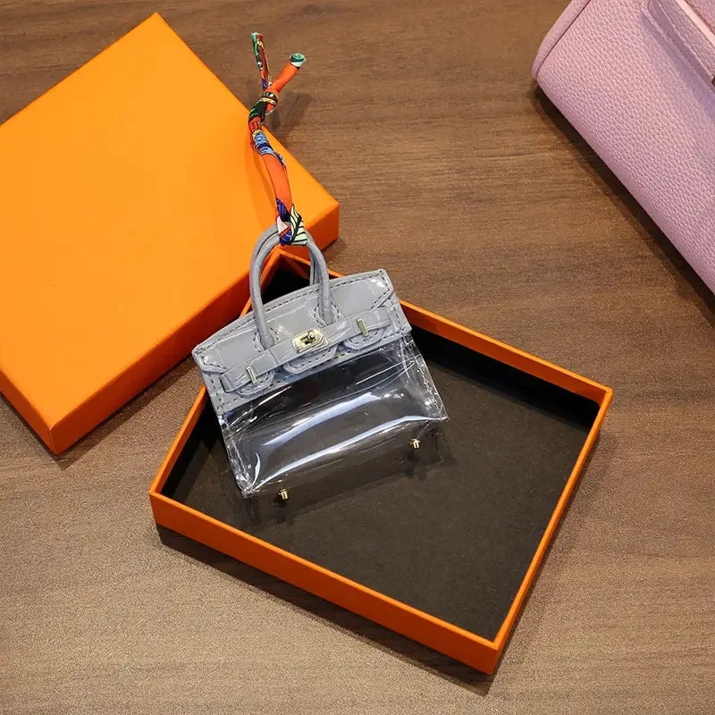 Mini Exotic Barkin Transparant Purse