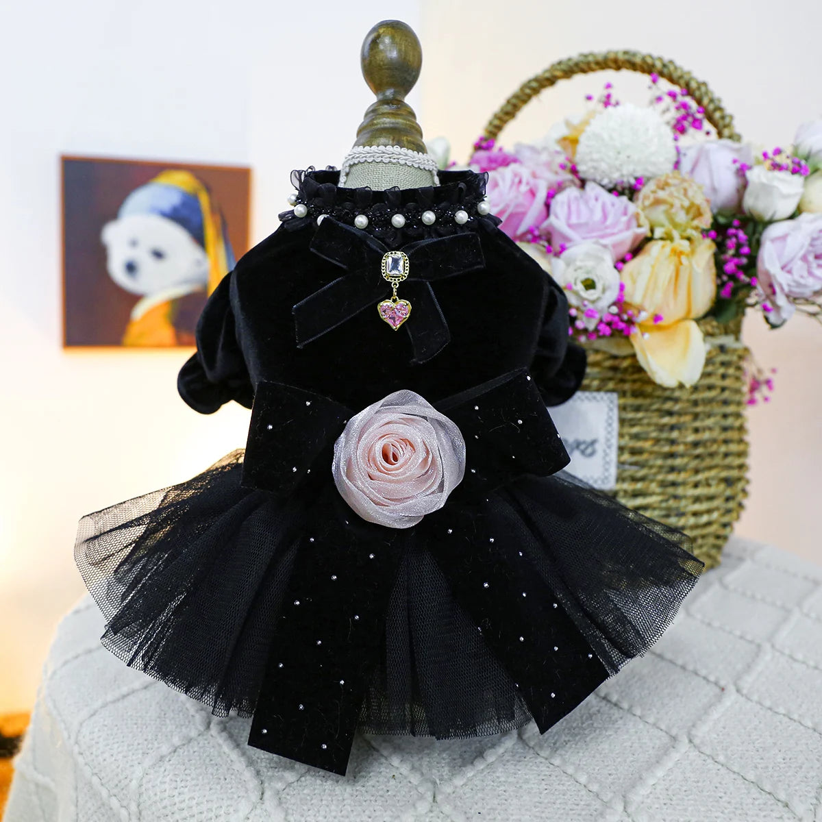 Midnight Rose Dress