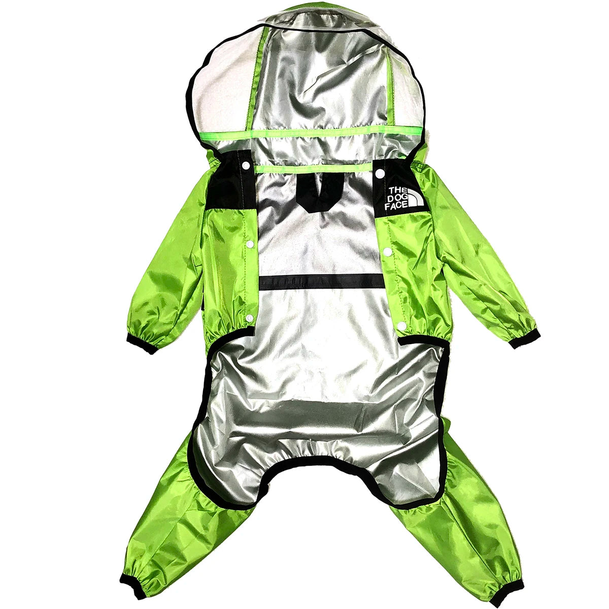 The Dog Face Hooded Raincoat Jumpsuit
