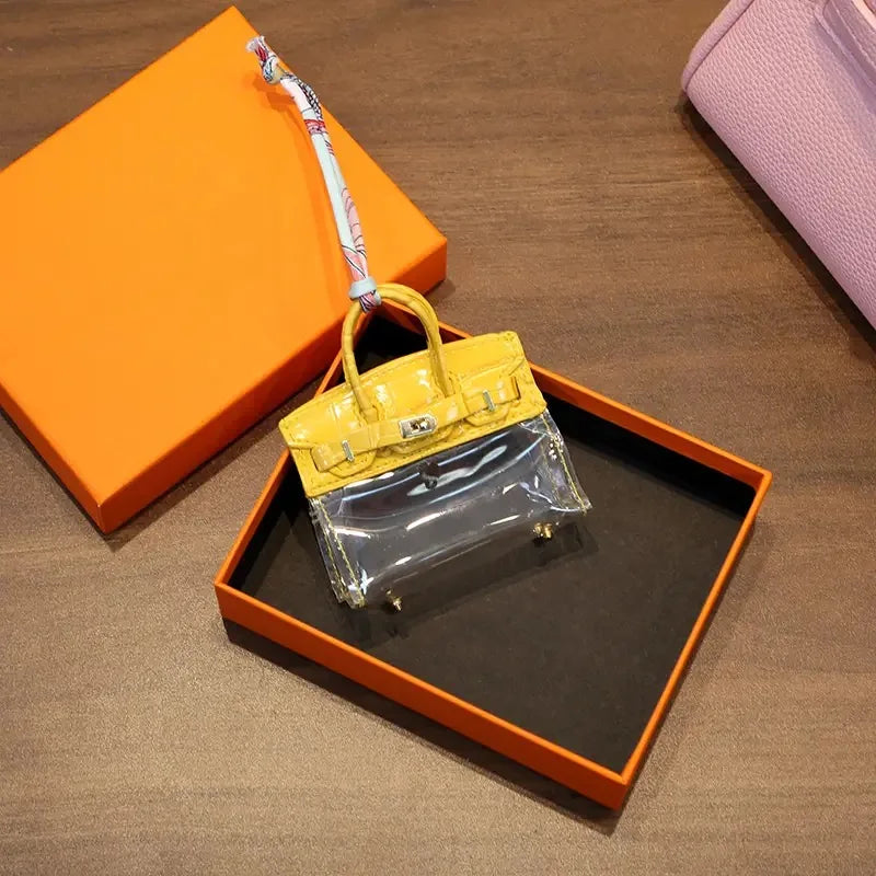 Mini Exotic Barkin Transparant Purse
