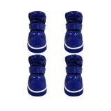 Leather Fleece Snow Boots
