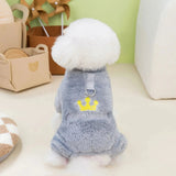 Royal Crown Plush Jumpsuit