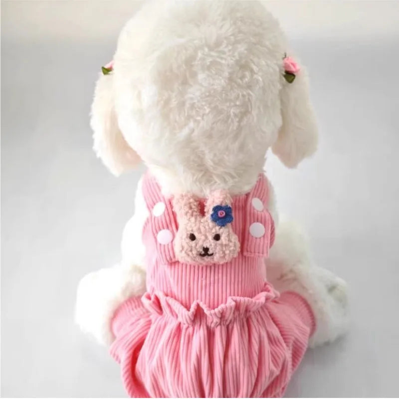 PawCute Corduroy Jumpsuit