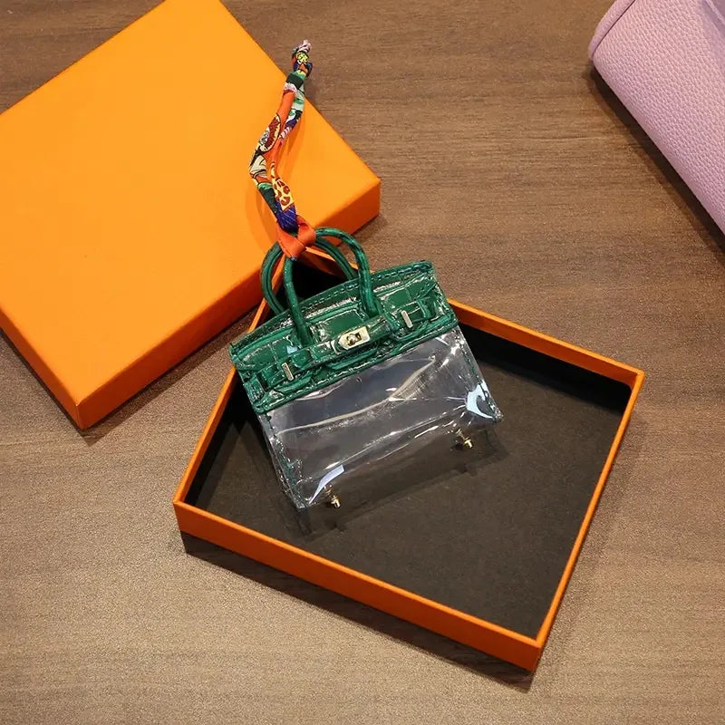 Mini Exotic Barkin Transparant Purse