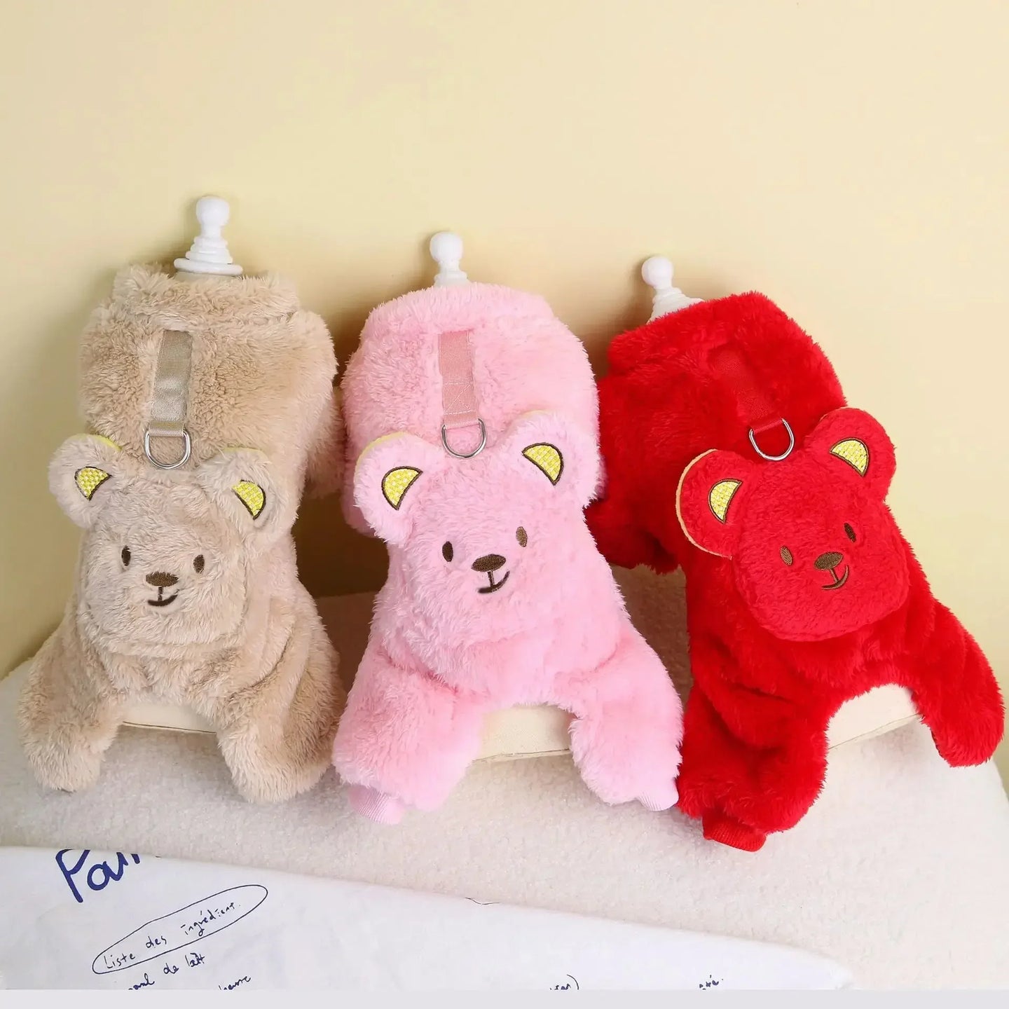 Teddy Bear Plush Jumpsuit
