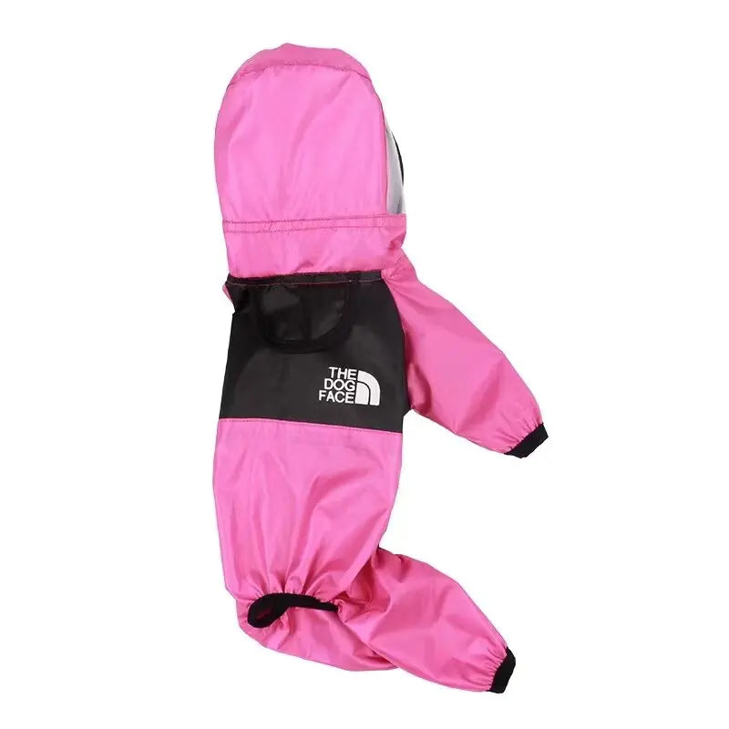 The Dog Face Hooded Raincoat Jumpsuit