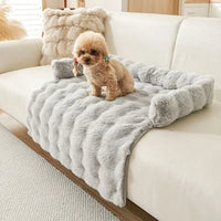 PawLuxe Plush Dog Sofa Cover