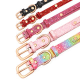 Bling Crystal Puppy Dog Collars Personalized Rhinestone Small Dog Collar Custom Chihuahua Necklace with Charms Pet Accessories