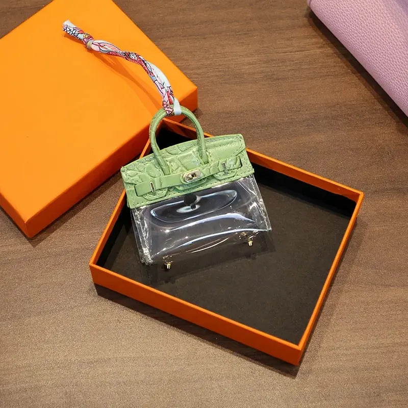 Mini Exotic Barkin Transparant Purse