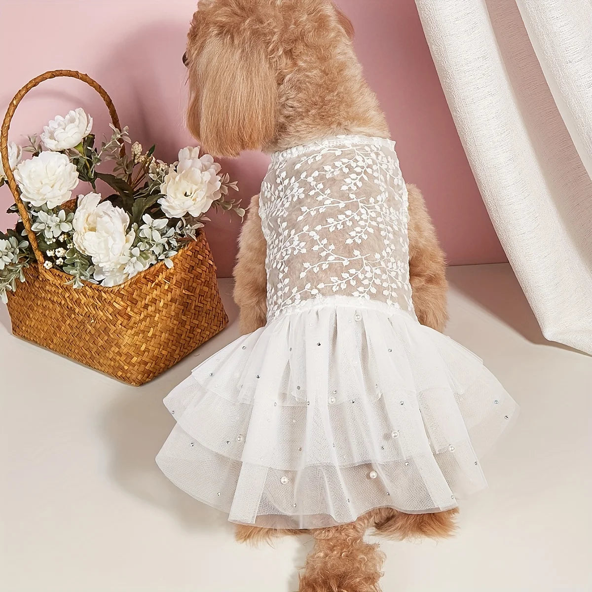 Lace Pearl Princess Dress