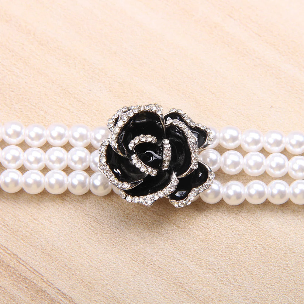 Black Rose Necklace