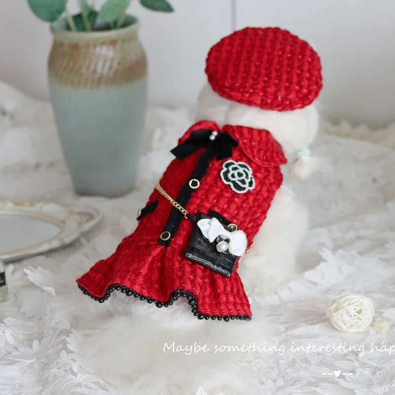 Coco Tweed Dress and Beret