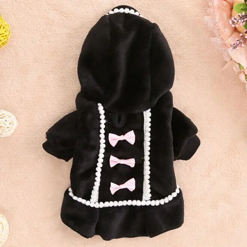 Bow Fleece Dress