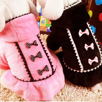 Bow Fleece Dress